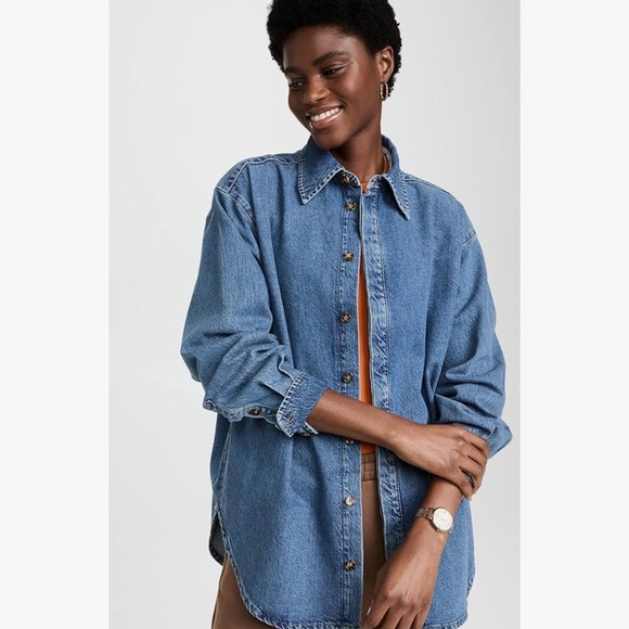Good American Denim shirt - Picture 3 of 10